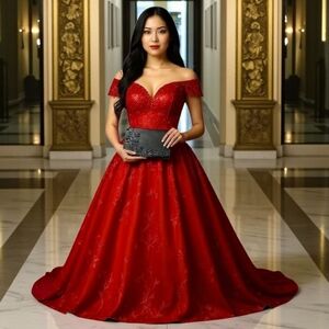 La Regale Beaded Satin Clutch Embellished Floral Design From The 1950s! Vintage